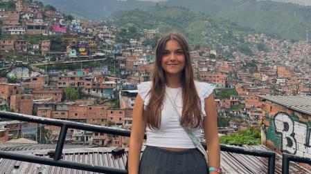 Nerea Pena Hualde, en Colombia