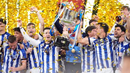 Fotos del triunfo de la Real Sociedad en la final de la Copa del Rey