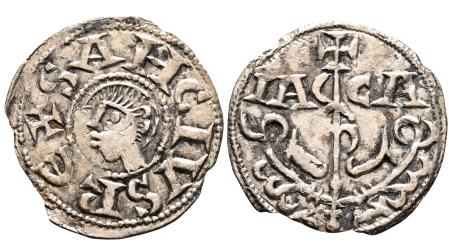 Cara y revés del dinero de IACCA adquirido por el Museo de Navarra