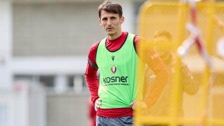 Ante Budimir, en la sesión del pasado domingo en Tajonar