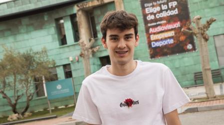 Ibai Espinosa Ruiz, alumno de 1º de Enseñanza y Animación Sociodeportiva de Foro Europeo.