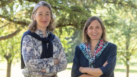 Julia Pavón y Carolina Ugarte