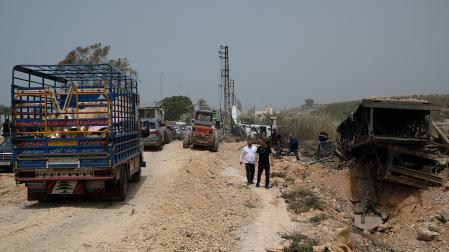 Muchos libaneses no tienen a donde volver en el sur del Líbano, aún ocupado por Israel