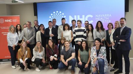 Asistentes a la asamblea general de Navarra Health Cluster.