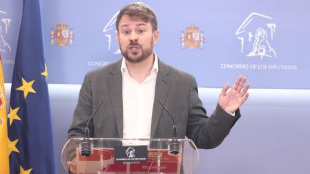 El portavoz adjunto del Grupo Parlamentario Sumar en el Congreso, Alberto Ibáñez