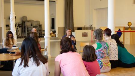 Un momento de la audición de 'Gran Casting', con Roger Bernat