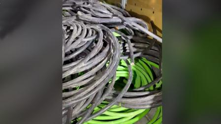 Parte del cobre robado