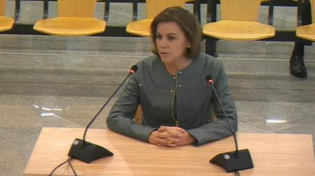 La ex secretaria general del PP María Dolores de Cospedal declara en el caso Kitchen