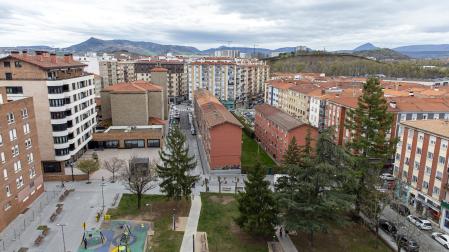 A: Jesús Caso F: 14.03.2022 P: L: Burlada T: Árboles: vía pública y parques. Plaza Francisco Zubiate "Parrita"