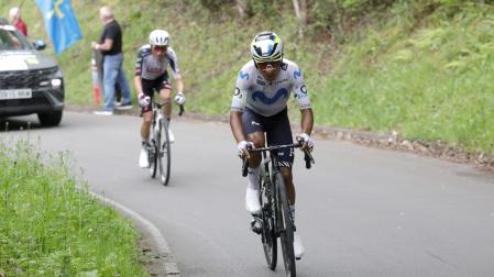 Naito Quintana, en la etapa.