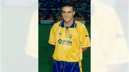 El exjugador de U.D. Las Palmas Ángel Sánchez, que ha fallecido a los 49 años