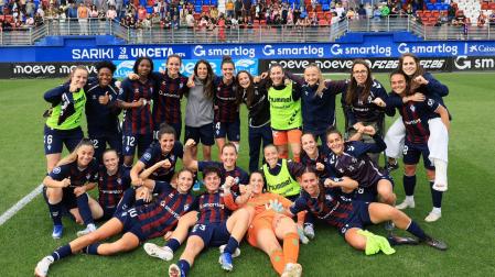Garazi Facila, Iara Lacosta, Amaia Iribarren y Karol Sarasúa, las navarras del Eibar