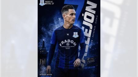 Imagen publicada por el Puerto de Motril F.C. de la llegada de José Callejón