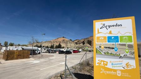 Nueva zona de autocaravanas en Arguedas