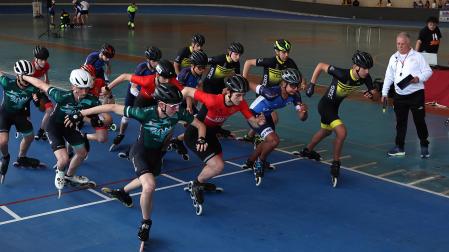 Campeonato Navarro de Pista de patinaje de velocidad.