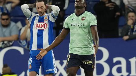 Reparto de puntos entre Espanyol y Levante en Cornellá