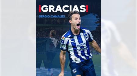 Fotografía publicada por el club en redes dando las gracias a Sergio Canales