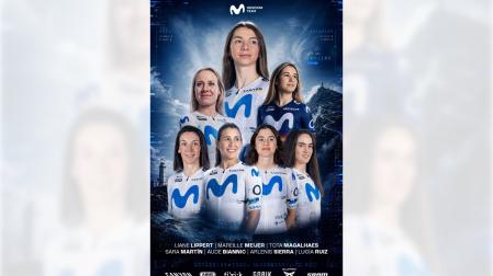 Equipo Movistar femenino que participará en la Vuelta a España 2026