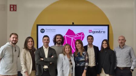 Jurado de los Premios INgastro 2026: Iñaki Andradas (Baserriberri), Alicia Nicolás (Diario de Navarra), Mikel Bilbao (Makro), José Mª Elorriaga (Comiruña), Ana Beriain (AHN), Inés Jauregui (Coca Cola), Aritz Marín (Urzante), Irene Allo  y Eduardo Pérez de Ciriza (Laboral Kutxa)