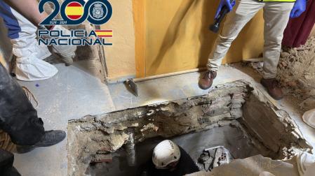 El cadáver de Jesús Tavira fue hallado enterrado a más de dos metros de profundidad en un aljibe de una vivienda de la pedanía de El Bacarot