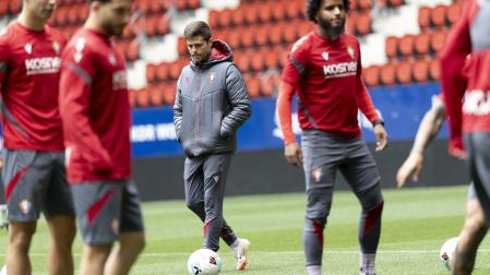 Alessio Lisci, este miércoles en El Sadar