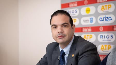 Ramón Lázaro en la presentación de Juanito, en noviembre