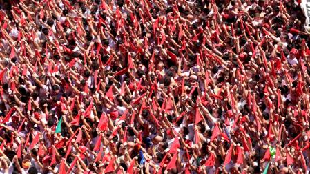 Imagen de archivo de un chupinazo