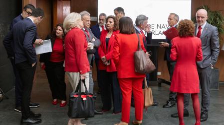 pleno UPN parlamento navarra ROJO TRANSITORIA