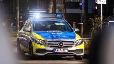 Coche de policía e Stuttgart