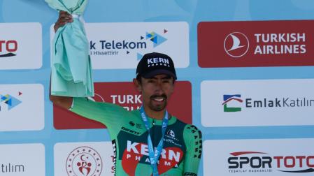 Iván Sosa, en el podio de la Vuelta a Turquía