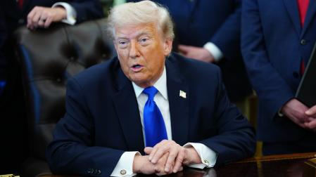 El presidente estadounidense Donald Trump