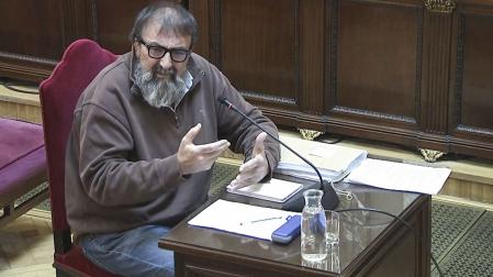Koldo García, en un momento de su declaración en el Tribunal Supremo