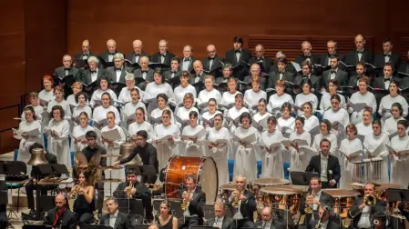 El Orfeón Donostiarra se une hoy a Euskadiko Orkestra en Baluarte.