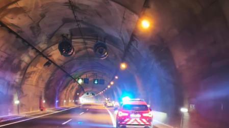 Interior de los túneles del Perdón tras ser reabiertos