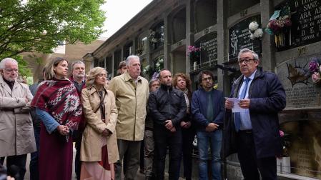 Fotos del homenaje al concejal de UPN, Tomás Caballero