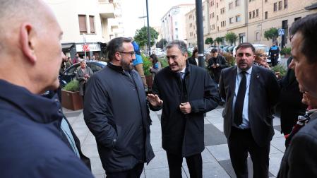 Funeral en Pamplona del lehendakari Carlos Garaikoetxea