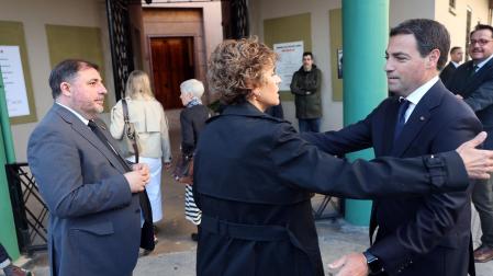 Funeral en Pamplona del lehendakari Carlos Garaikoetxea