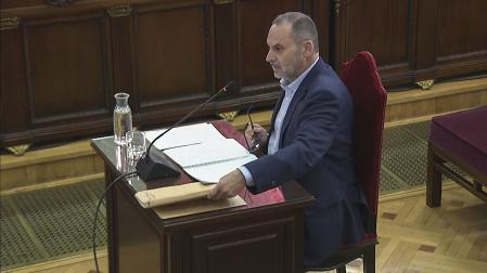 El exministro José Luis Ábalos, en su turno de última palabra en el juicio