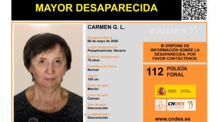 Aviso del Centro Nacional de Personas Desaparecidas
