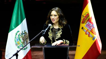 La presidenta de la Comunidad de Madrid, Isabel Díaz Ayuso, participa en la ‘Celebración por la Evangelización y el Mestizaje en México: Malinche y Cortés' en Ciudad de México