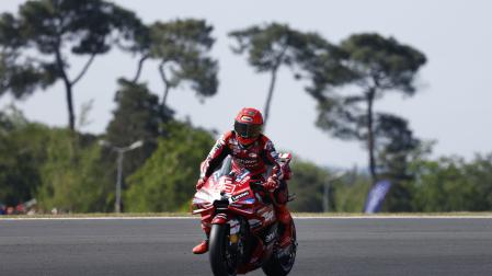 Marc Márquez, en el circuito de Le Mans