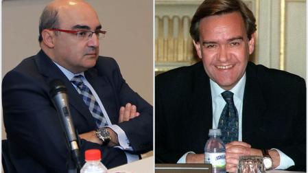 José Tudela Aranda (izquierda) y Manuel Giménez Abad (derecha)