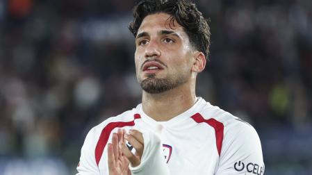 Iker Benito, el pasado viernes en Valencia después de reaparecer tras la lesión de rodilla