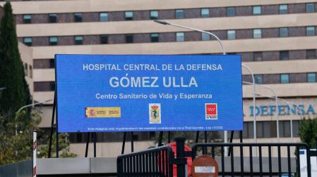 Acceso principal del Hospital Central de la Defensa Gómez Ulla