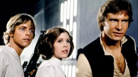 Los protagonistas de la trilogía original de 'Star Wars'
