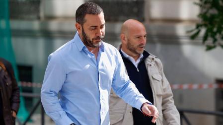 El comisionista Víctor de Aldama a su llegada al Tribunal Supremo este martes