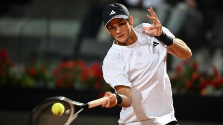 El tenista español Rafael Jódar cayó eliminado en cuartos de final del Masters 1000 de Roma