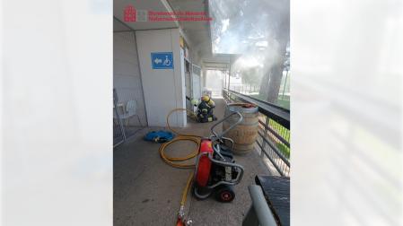 El incendio ha afectado al cuadro eléctrico de la cocina de un establecimiento hostelero en Cascante