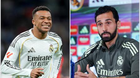 Kylian Mbappé y Álvaro Arbeloa