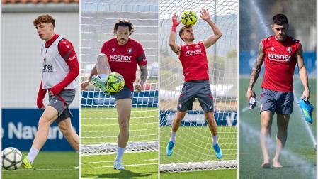 Victor Muñoz, Juan Cruz, Kike Barja y Javi Galán